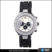 synthetic diamond watch case, water resistant quartz watch